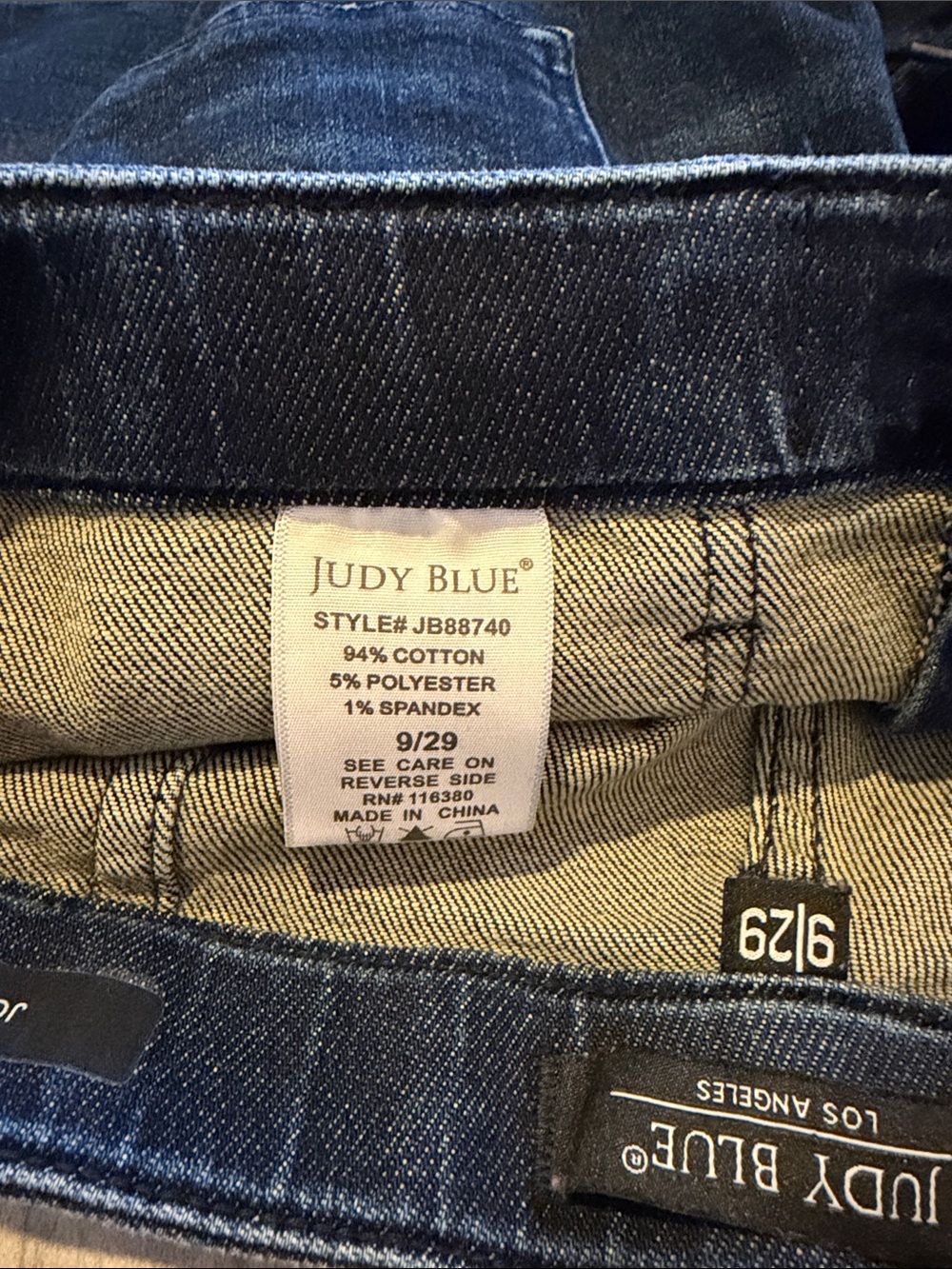 Judy Blue Jogger Jeans Blue Size 9 / 29 - Picture 8 of 8